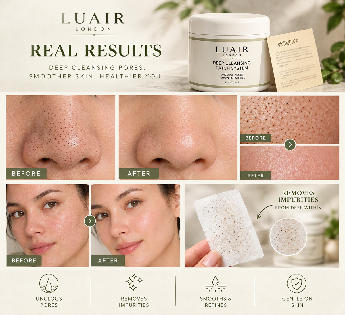 DEEP CLEANSING PATCH SYSTEM