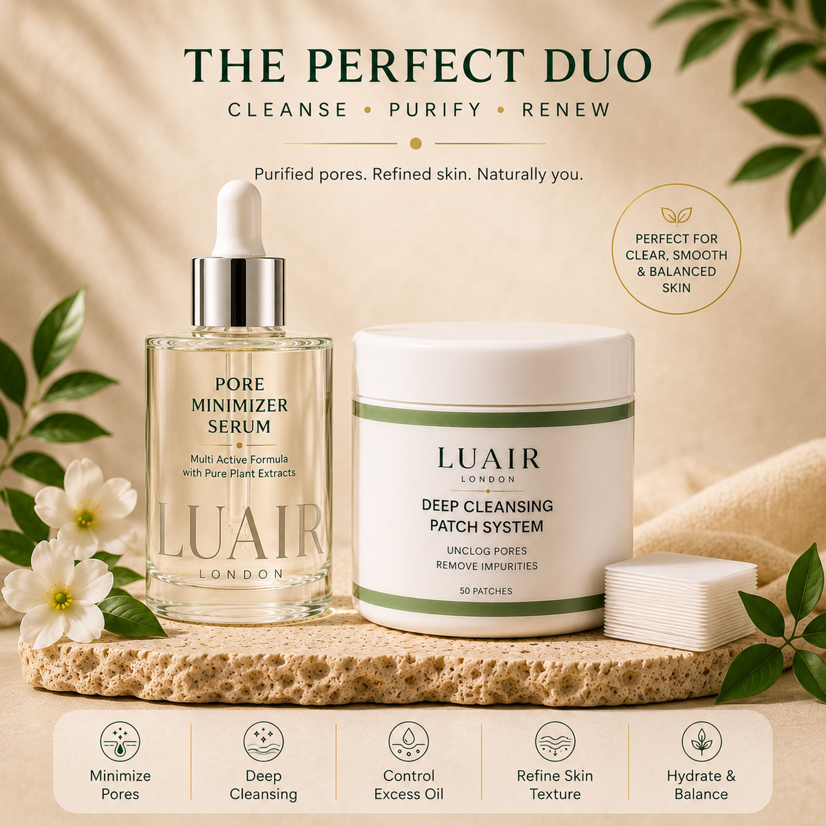 LUAIR Pore Refining Duo
